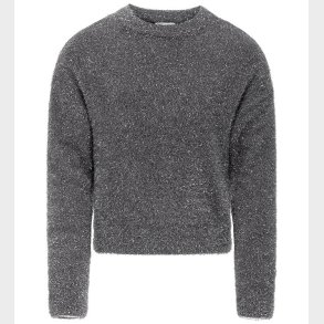 Kids Only Bluse - KogPiumo - Black/Silver Glitter