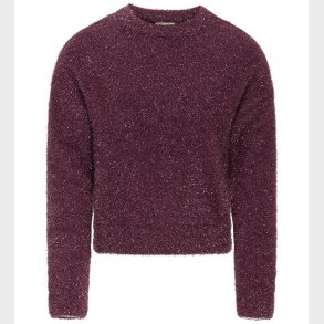 Kids Only Bluse - Strik - KogPiumo - Rose Wine/Rose Wine Glitter