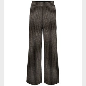 Kids Only Bukser - KogQueen - Black/Lurex Light Gold/Silver/Wide