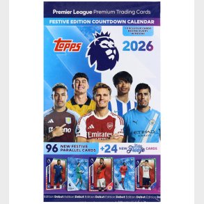 Fodboldkort Julekalender - Premier League 2025/26 - 24 Lger