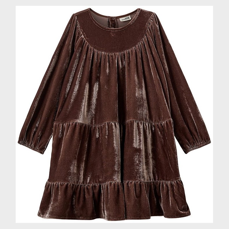Sofie Schnoor Kjole - Velour - SelineSB - Brun