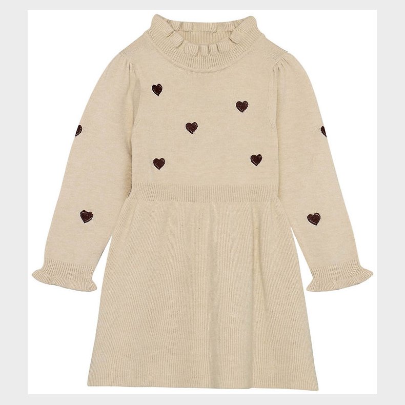 Fliink Kjole - Strik - Viskoseblanding - Benna - Sandshell