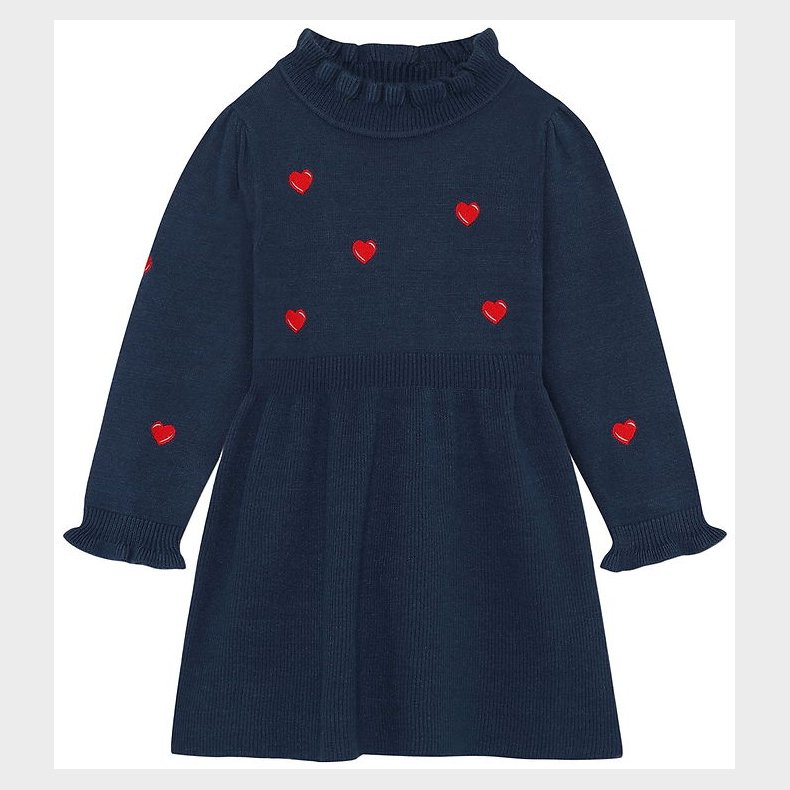 Fliink Kjole - Strik - Viskoseblanding - Benna - Insignia Blue