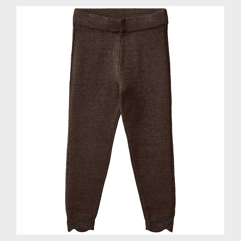 Fliink Bukser - Strik - Viskoseblanding - Alilly - Coffee Bean