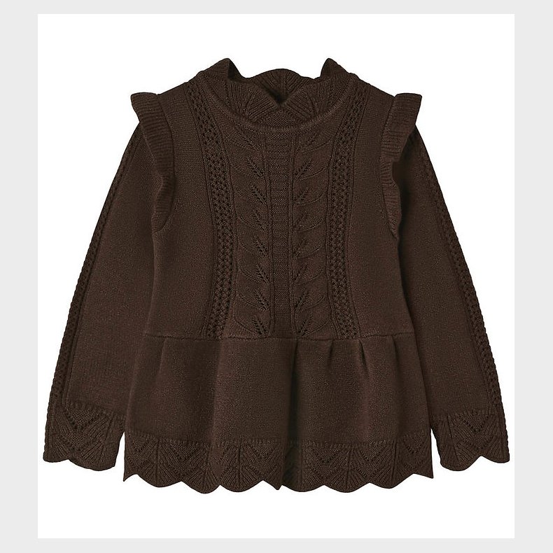 Fliink Bluse - Strik - Viskoseblanding - Alilly - Coffee Bean