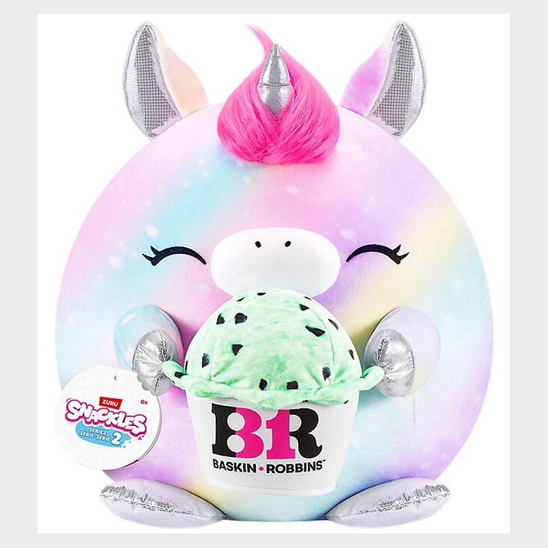 Snackles Bamse - 25 cm - Marty m. Baskin Robbins