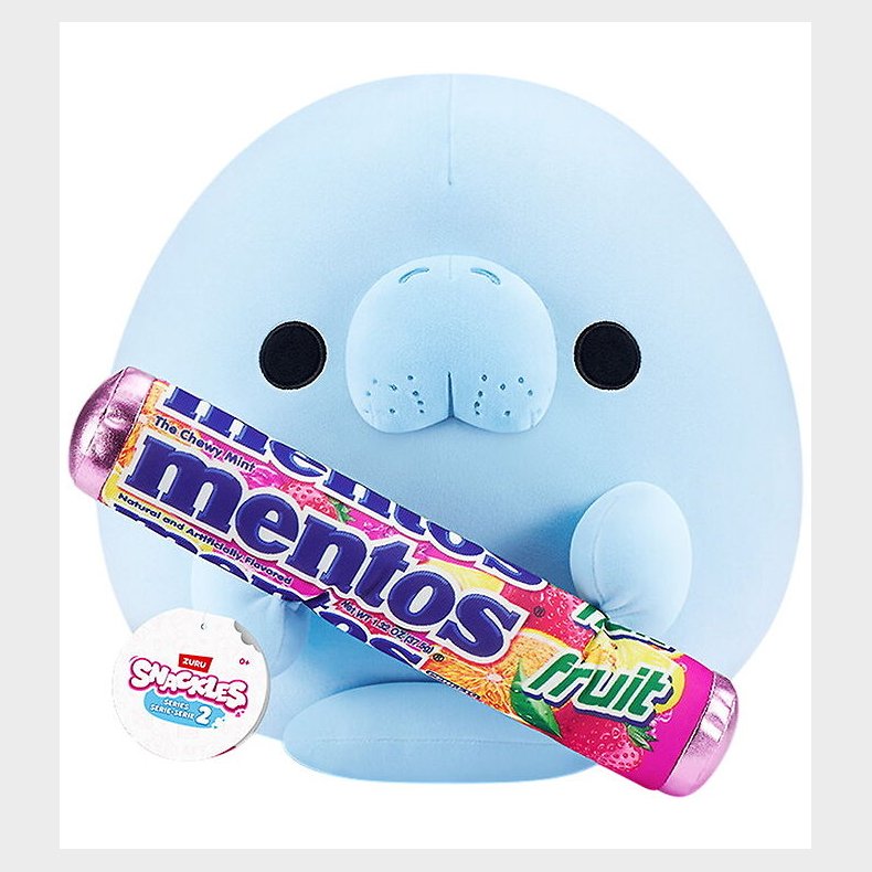 Snackles Bamse - 35 cm - Douglas m. Mentos