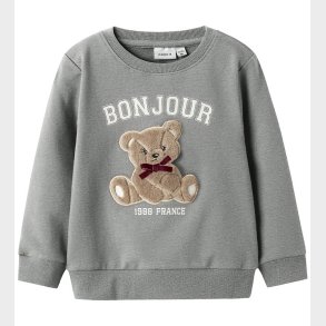 Name It Sweatshirt - NmfRear - Grey Melange