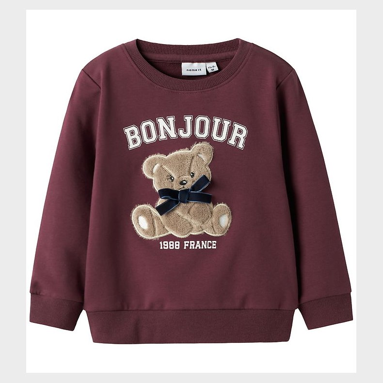 Name It Sweatshirt - NmfRear - Burgundy