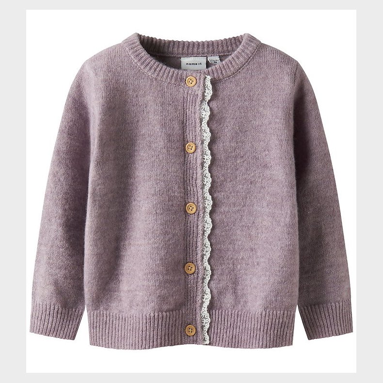 Name It Cardigan - Strik - NmfRikimmi - Keepsake Lilac