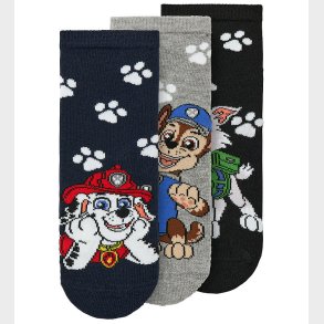 Name It Strmper - NmmNaveen - 3-pak - Navy Blazer/Black/Grey Me