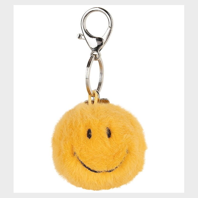 Bon Ton Toys Nglering - 5,5 cm - Smiley Keychain ECO Fuzzy - Ye