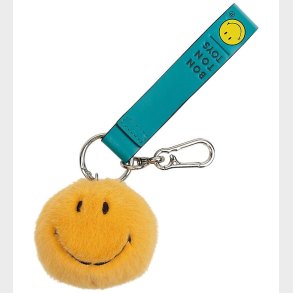 Bon Ton Toys Nglering - 7 cm - Smiley ECO Fuzzy Bag Charm - Yel