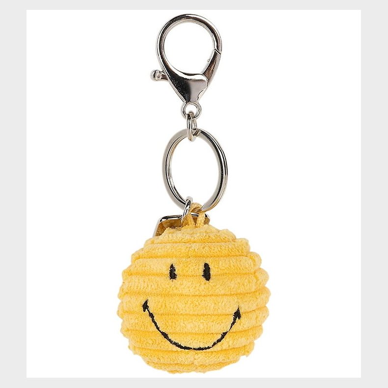 Bon Ton Toys Nglering - 4,5 cm - Smiley Keychain ECO Corduroy -