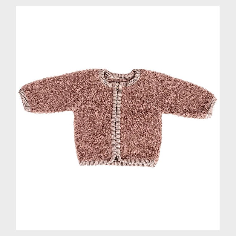 Smallstuff Cardigan m. Lynls - Uld - Rose