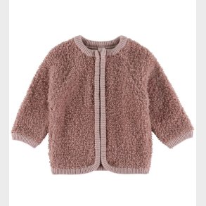 Smallstuff Cardigan m. Lynl�s - Uld - Rose