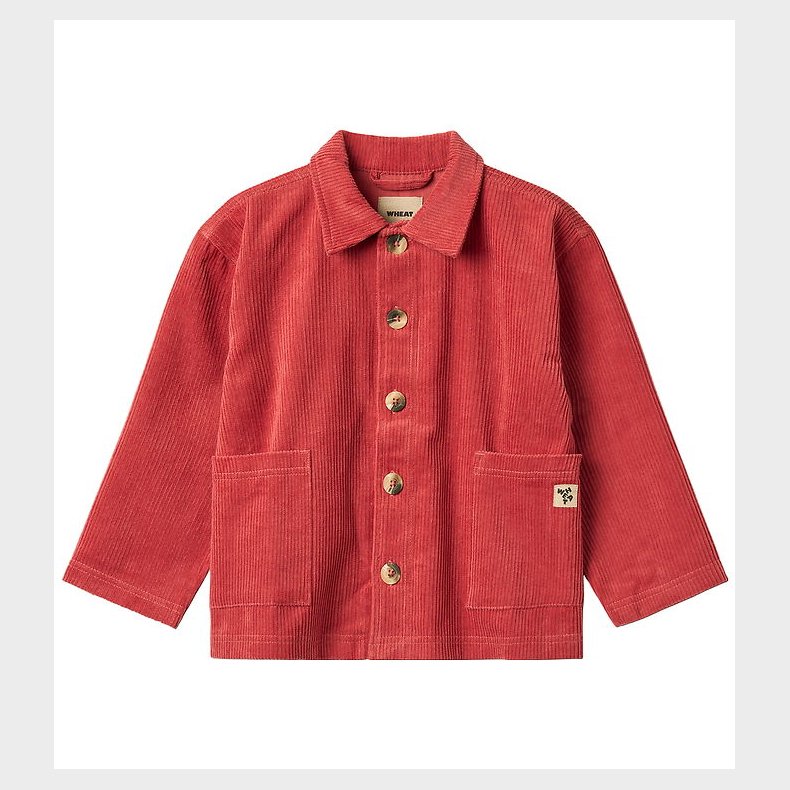 Wheat Skjorte - Fljl - Sage - Raspberry