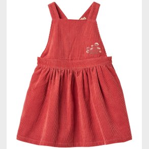 Wheat Kjole - Pinafore Agnes - Raspberry