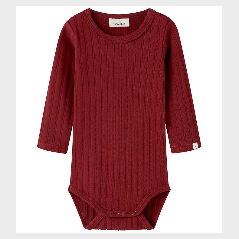 Lil' Atelier Body l/� - Rib - NbfRita - Red Dahlia