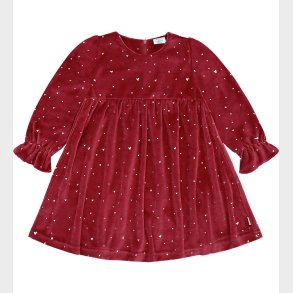 Hust and Claire Kjole - Velour - HCDonna - Teaberry m. Guld