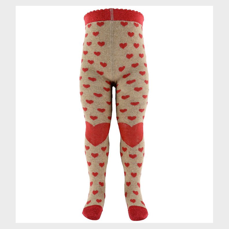 Hust and Claire Str�mpebukser - HCFrankie - Biscuit m. Hjerter