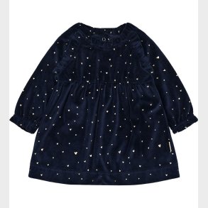 Hust and Claire kjole - Velour - HCKis - More Navy m. Guld