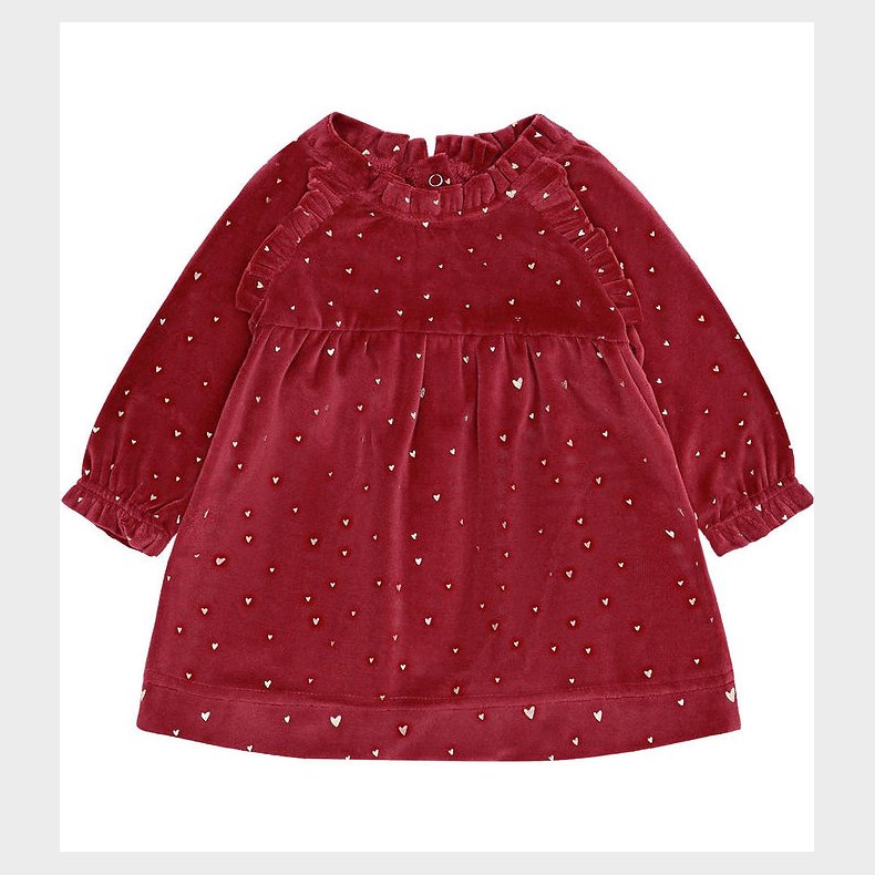 Hust and Claire Kjole - Velour - HCKis - Teaberry m. Guld