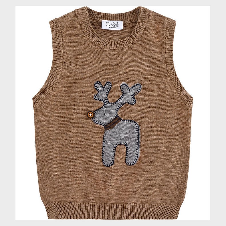 Hust and Claire Vest - Strik - HCPerry Deer - Coffee Melange