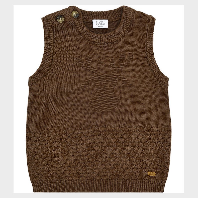 Hust and Claire Vest - Strik - HCPerry - Moose - Brown stone