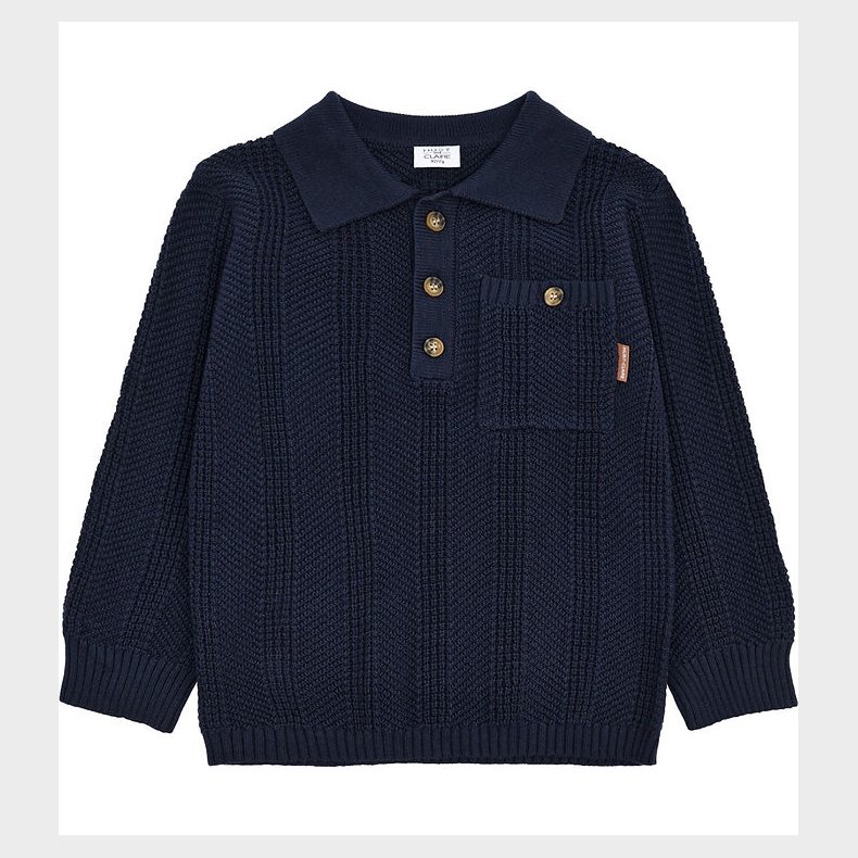 Hust and Claire Bluse - Strik - HCPelle - Structure - More Navy