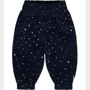 Hust and Claire Bukser - Velour - HCTrine - More Navy m. Guld Hj