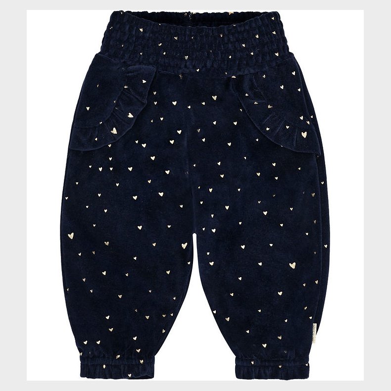 Hust and Claire Velourbukser - HCTrine - More Navy m. Guld