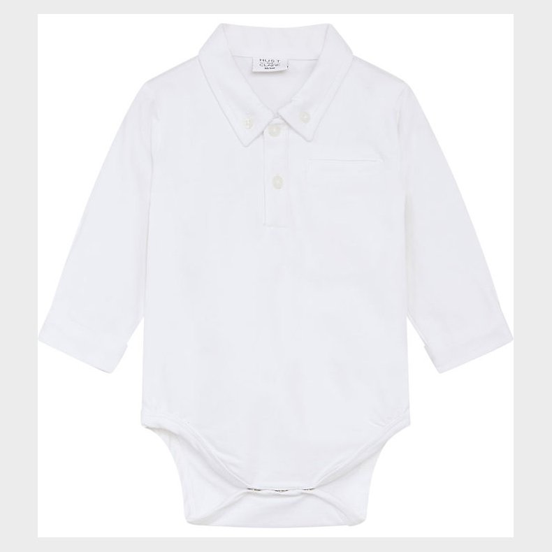 Hust and Claire Body l/ - HCBasil - Solid - White