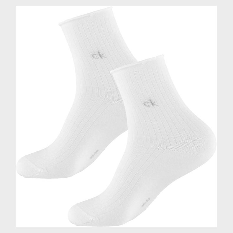 Calvin Klein Strmper - 2-pak - Hvid