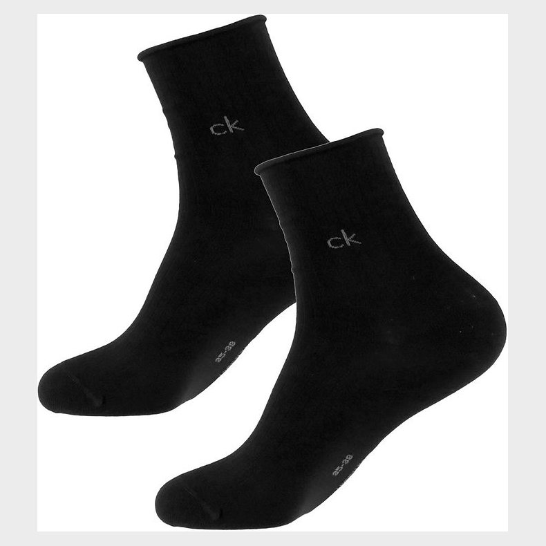 Calvin Klein Strmper - 2-pak - Sort