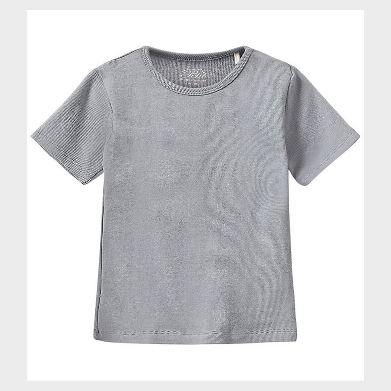 Sofie Schnoor T-shirt - Rib - Stone Blue