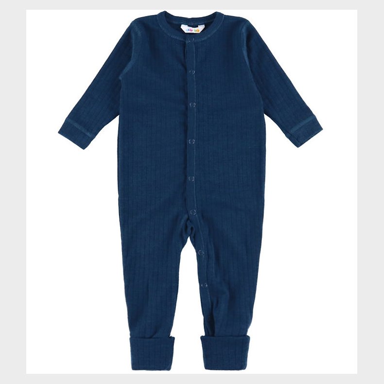 Joha Natdragt - Uld - Rib - M�rk Turkis