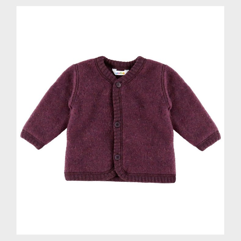 Joha Cardigan - Uld - Blomme