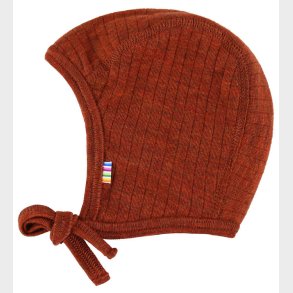 Joha Babyhjelm - Uld - Rib - 2-lags - Rust