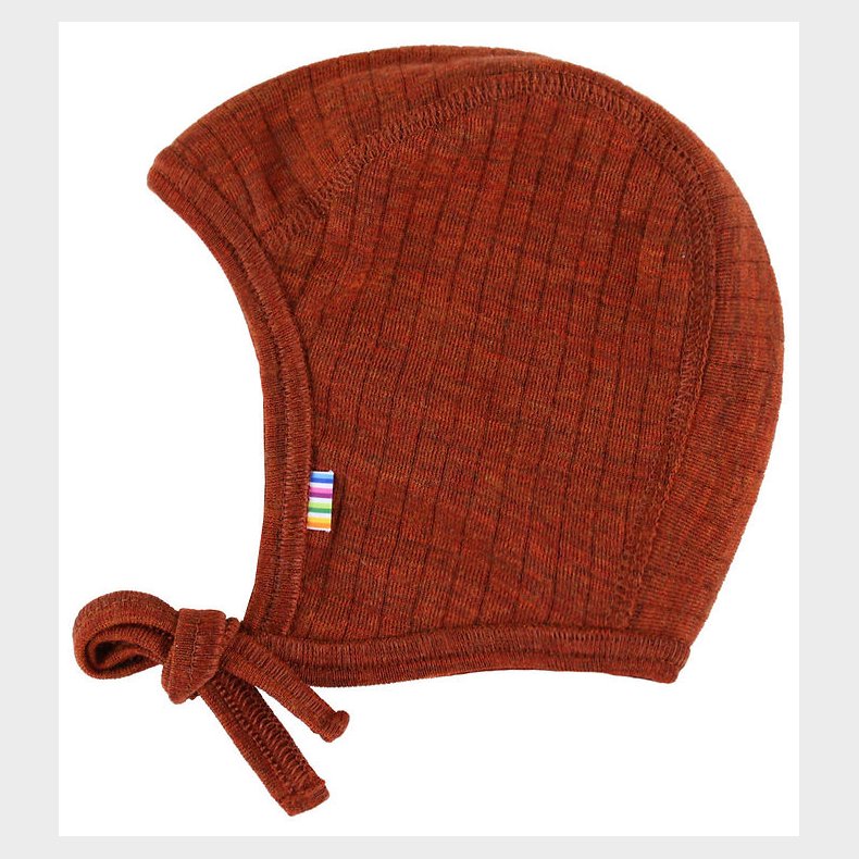 Joha Babyhjelm - Uld - Rib - 2-lags - Rust