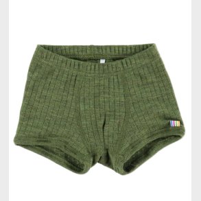 Joha Boxershorts - Uld - Rib - Mrk Oliven