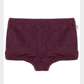 Joha Hipsters - Uld - Rib - Blomme