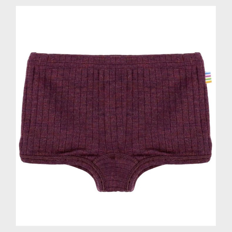 Joha Hipsters - Uld - Rib - Blomme