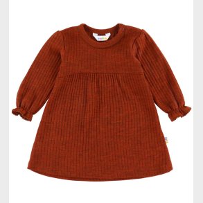 Joha Kjole - Uld - Rib - Rust