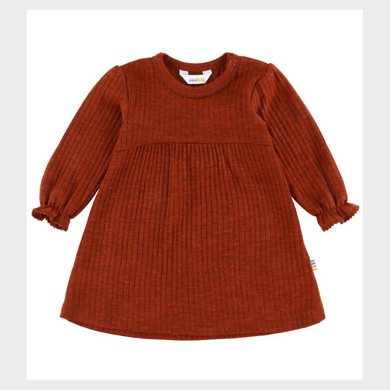 Joha Kjole - Uld - Rib - Rust