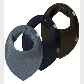 Name It Savlesmkke - Rib - 3-pak - NbmYasim - Flint Stone/Navy