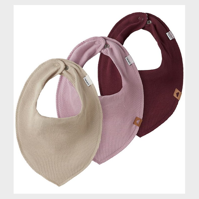 Name It Savlsmkke - Rib - 3-pak - NbfYvette - Cement/Keepsake L