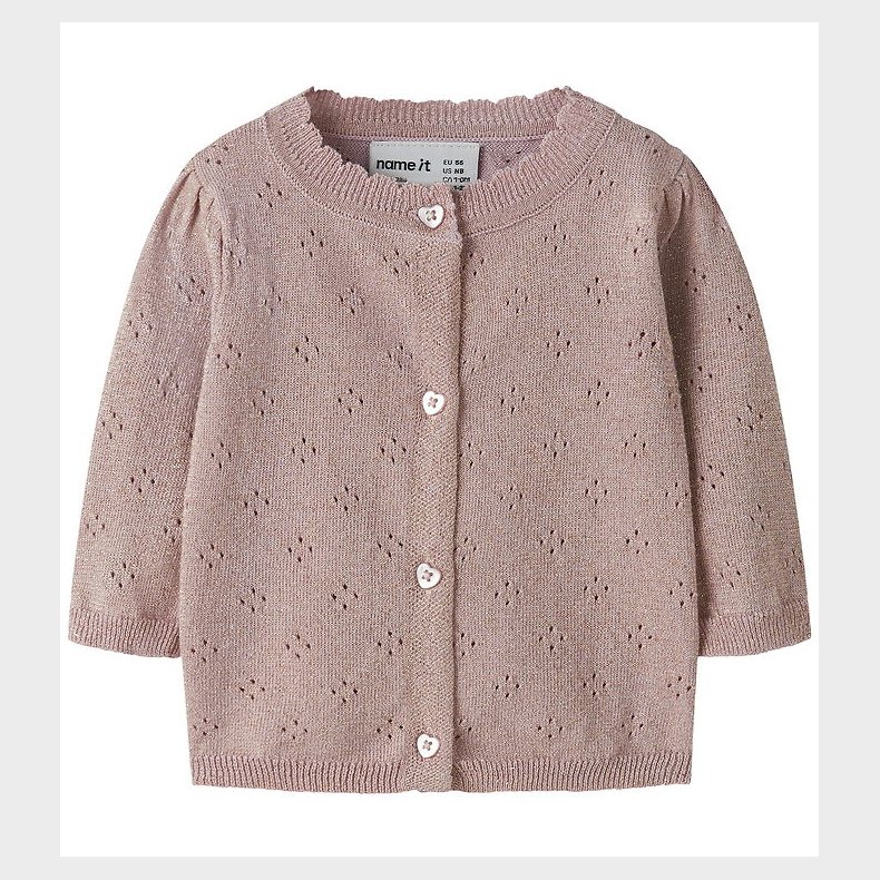 Name It Cardigan - Strik - NbfRolia - Keepsake Lilac