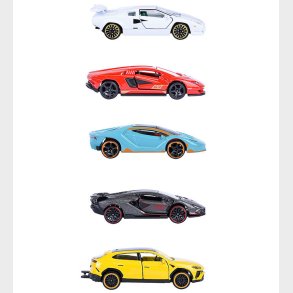 Majorette Biler - Lamborghini - 5-pak