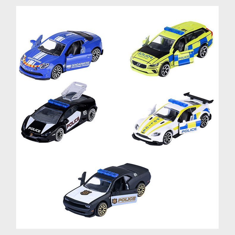 Majorette Biler - Rescue World - 5-pak